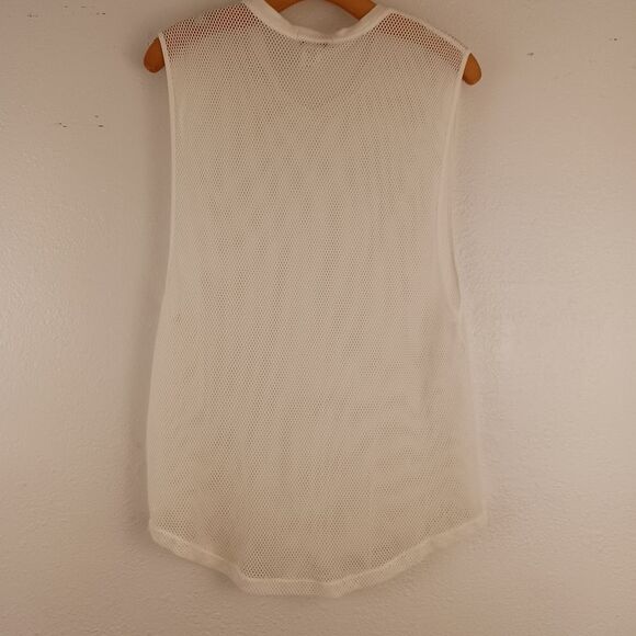 Public school for J.Crew short sleeve net top size M - Picture 5 of 5